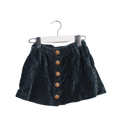 A Green Short Skirts from Velveteen in size 4T for girl. (Front View)