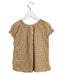 A Brown Short Sleeve Tops from Velveteen in size 6T for girl. (Back View)