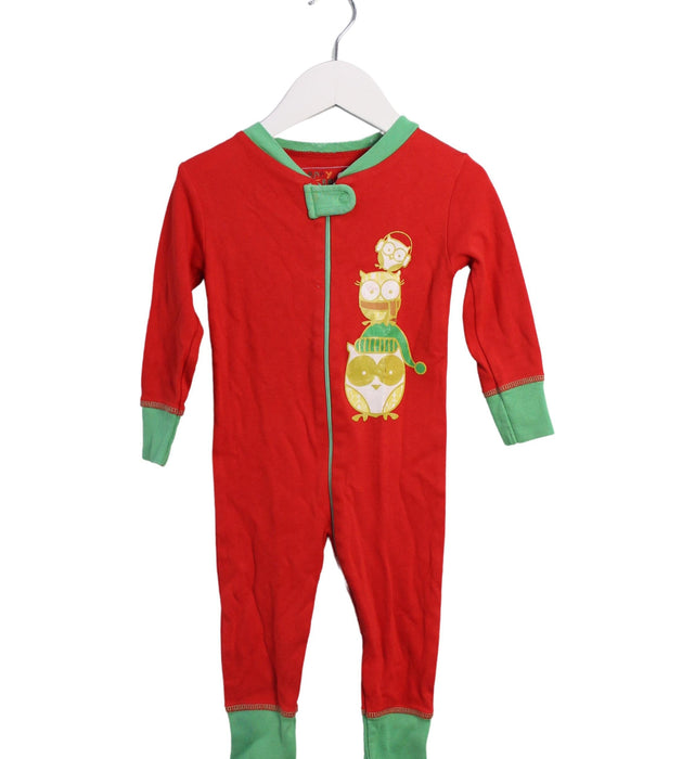 A Red Long Sleeve Jumpsuits from Baby Hero in size 6-12M for boy. (Front View)