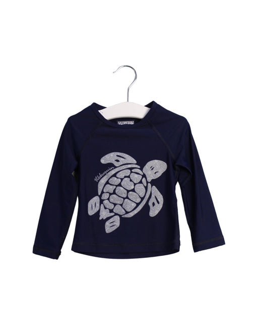 A Navy Rash Guards from Vilebrequin in size 2T for girl. (Front View)
