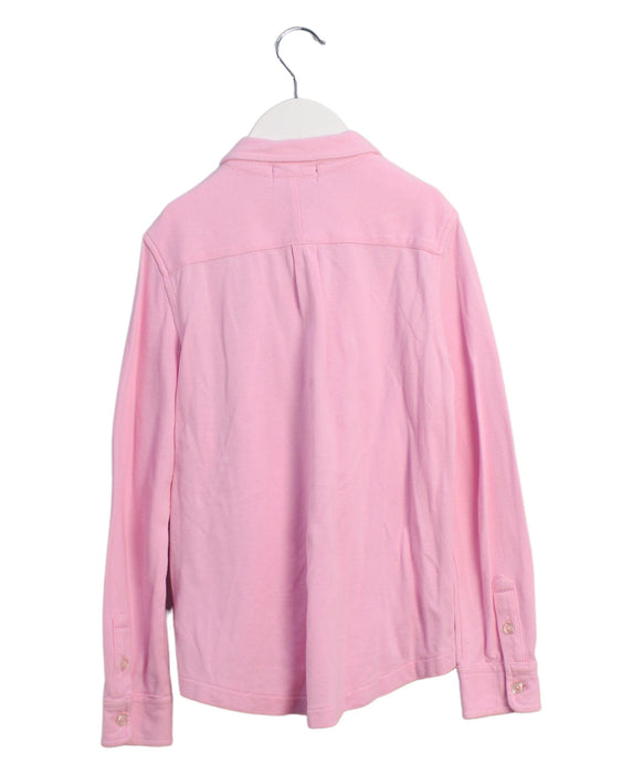 A Pink Shirts from Polo Ralph Lauren in size 7Y for boy. (Back View)