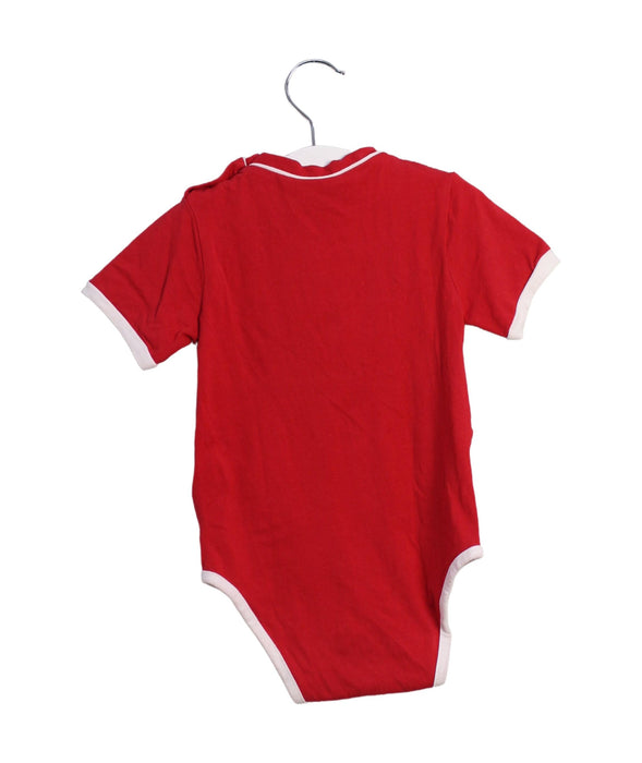 A Red Short Sleeve Bodysuits from Ferrari in size 18-24M for boy. (Back View)