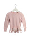 A Pink Knit Sweaters from Nicholas & Bears in size 3T for girl. (Front View)