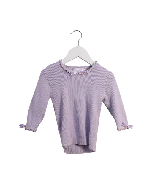 A Purple Knit Sweaters from Nicholas & Bears in size 3T for girl. (Front View)