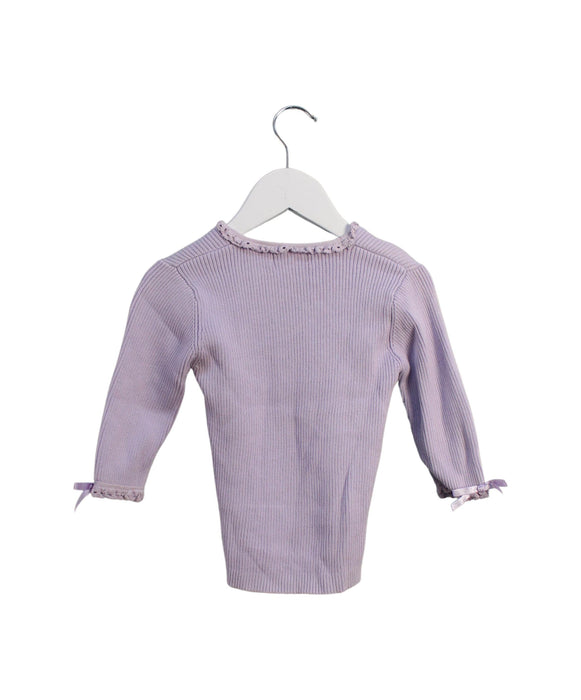 A Purple Knit Sweaters from Nicholas & Bears in size 3T for girl. (Back View)