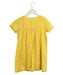 A Yellow Short Sleeve Dresses from Bonpoint in size 6T for girl. (Back View)