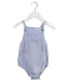 A Blue Overall Shorts from Seed in size 3-6M for girl. (Front View)