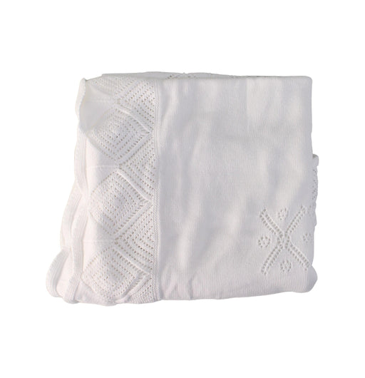 A White Blankets from Pili Carrera in size O/S for girl. (Front View)