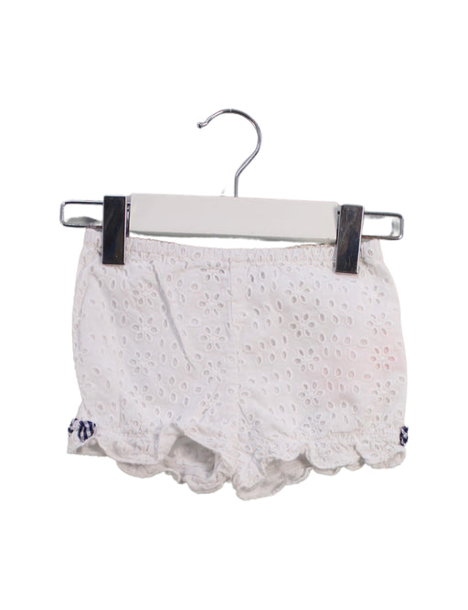 A White Bloomers from Nicholas & Bears in size 3-6M for girl. (Front View)