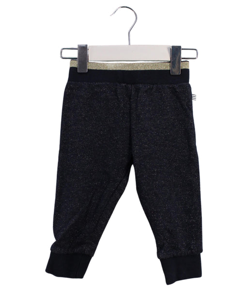 A Navy Sweatpants from Petit Bateau in size 6-12M for girl. (Front View)