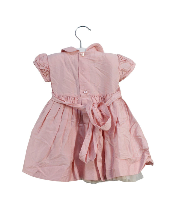 A Pink Short Sleeve Dresses from Harrods in size 3T for girl. (Back View)