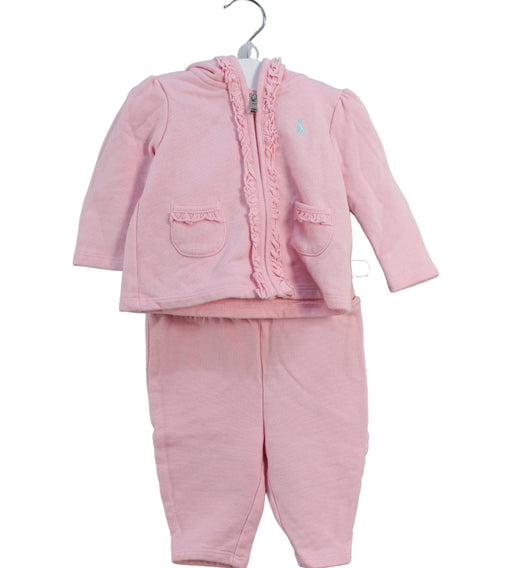 A Pink Pants Sets from Ralph Lauren in size 0-3M for girl. (Front View)