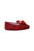 A Red Flats from Harrods in size 12-18M for girl. (Back View)