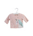 A Pink Long Sleeve Tops from Mudpie in size 6-12M for girl. (Front View)