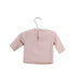 A Pink Long Sleeve Tops from Mudpie in size 6-12M for girl. (Back View)