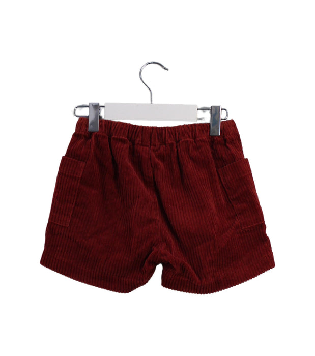 A Red Shorts from Excuse My French in size 6T for girl. (Back View)