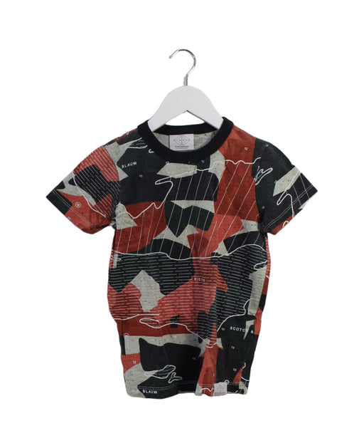 A Multicolour Short Sleeve T Shirts from Scotch & Soda in size 6T for boy. (Front View)