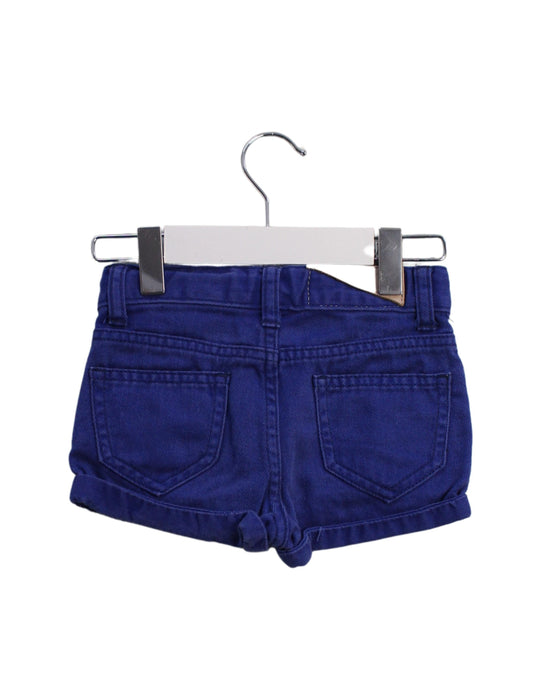 A Blue Shorts from izzue in size 2T for girl. (Back View)