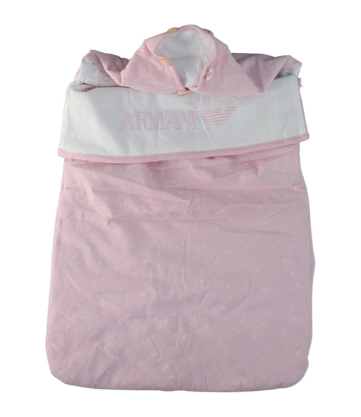 A Pink Sleepsacs from Armani in size O/S for girl. (Front View)