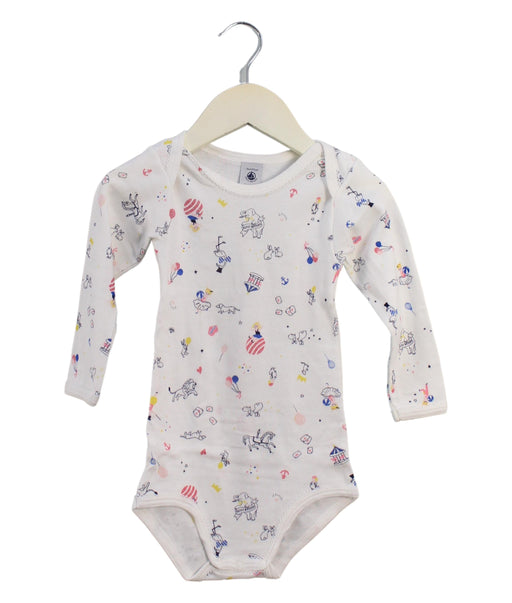 A Multicolour Long Sleeve Bodysuits from Petit Bateau in size 3T for girl. (Front View)