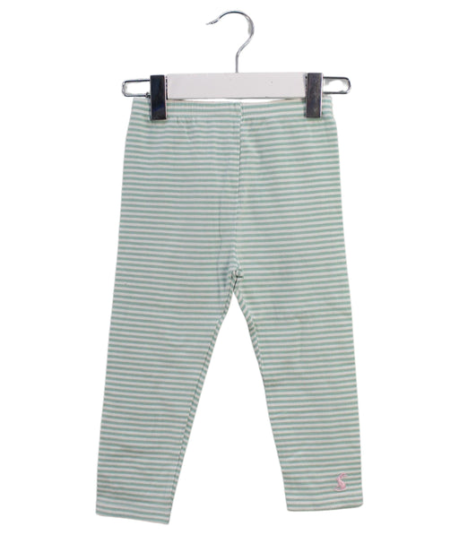 A Green Leggings from Joules in size 12-18M for girl. (Front View)