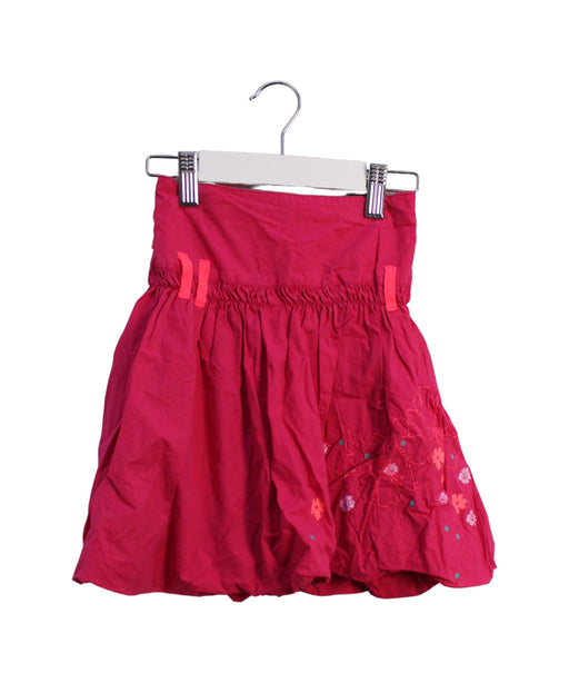 A Pink Mid Skirts from Catimini in size 5T for girl. (Front View)