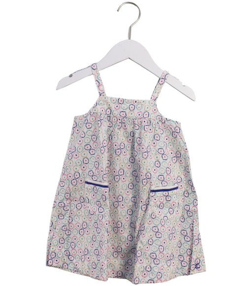 A Multicolour Sleeveless Dresses from Petit Bateau in size 2T for girl. (Front View)