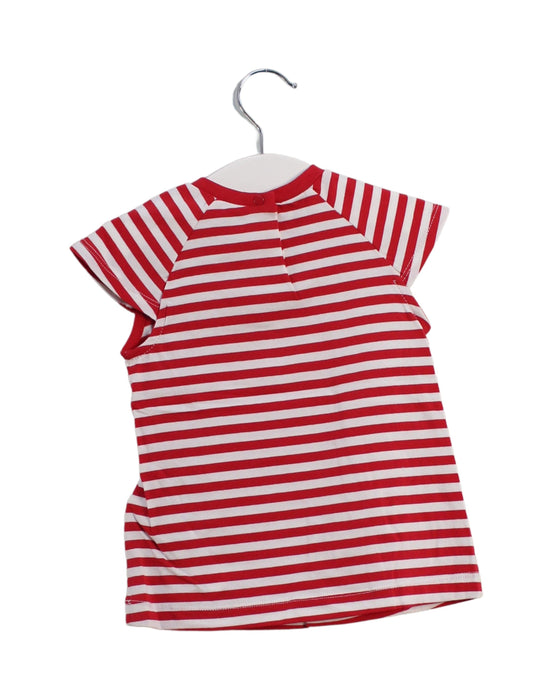 A Red Short Sleeve Tops from Liu Jo in size 0-3M for girl. (Back View)