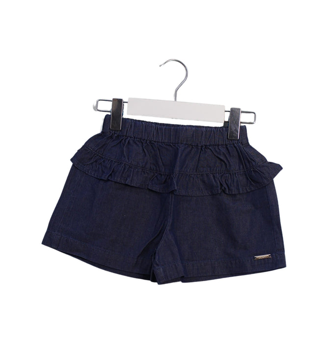 A Navy Shorts from Liu Jo in size 2T for girl. (Front View)