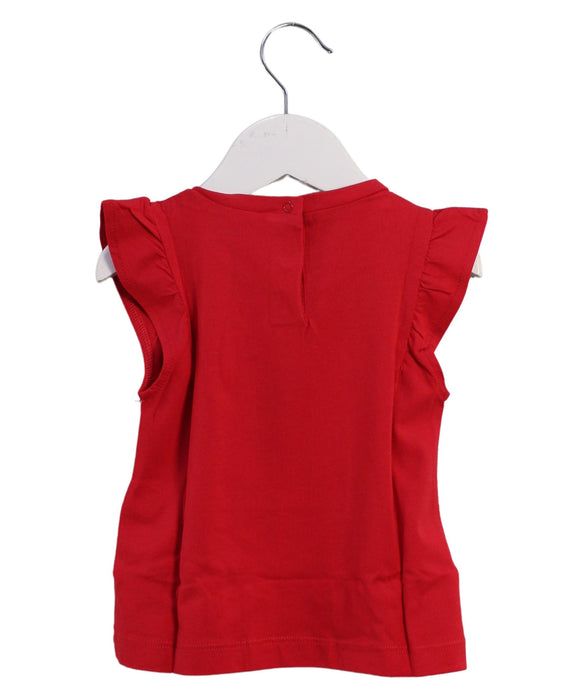 A Red Short Sleeve T Shirts from Liu Jo in size 3-6M for girl. (Back View)