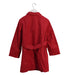 A Red Coats from Cacharel in size 6T for girl. (Back View)