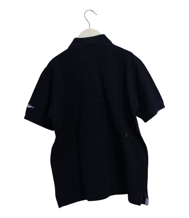 A Navy Short Sleeve Polos from Paul & Shark in size 10Y for boy. (Back View)