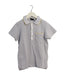 A Grey Short Sleeve Polos from Fendi in size 10Y for boy. (Front View)