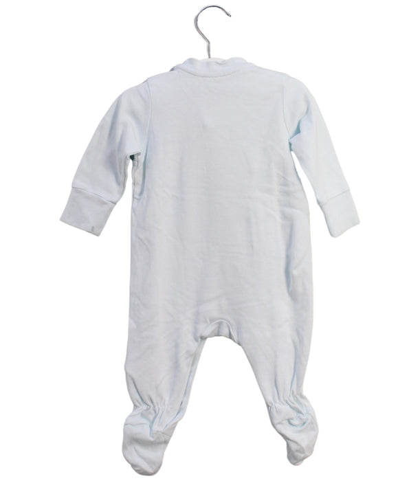 A Blue Onesies from Chicco in size 0-3M for boy. (Back View)