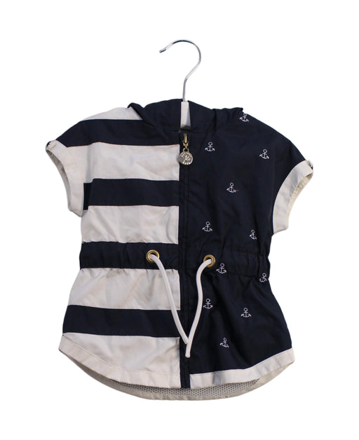 A Navy Lightweight Jackets from Nicholas & Bears in size 6-12M for girl. (Front View)