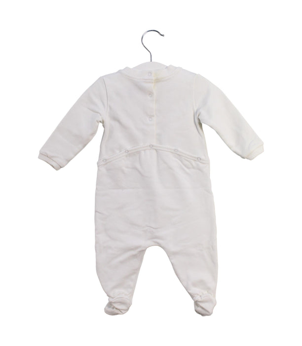 A White Long Sleeve Jumpsuits from Moschino in size 6-12M for girl. (Back View)