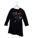 A Black Long Sleeve Dresses from MSGM in size 4T for girl. (Front View)