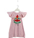 A Pink Short Sleeve Dresses from Fendi in size 4T for girl. (Front View)