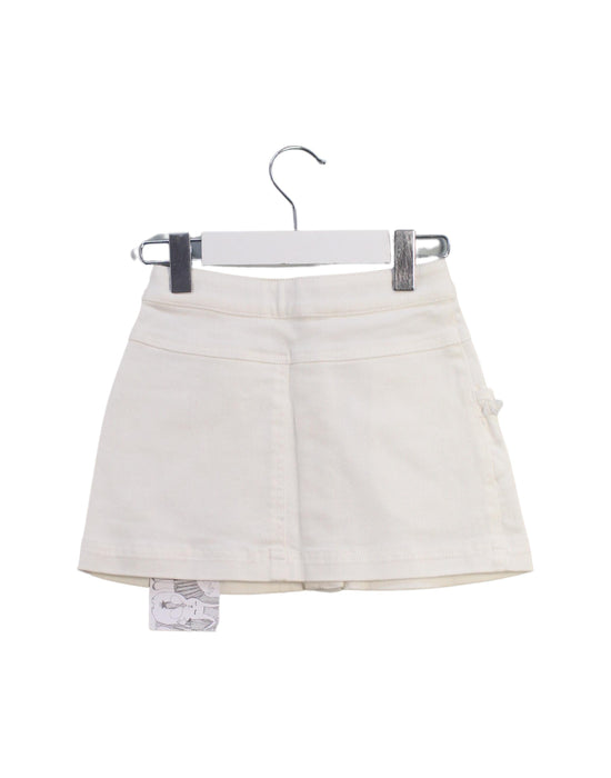 A White Short Skirts from Bora Aksu in size 4T for girl. (Back View)