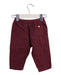 A Red Casual Pants from Bonton in size 6-12M for girl. (Back View)