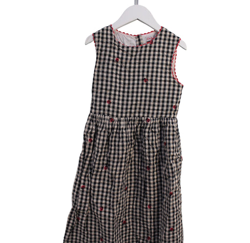 A Navy Sleeveless Dresses from Cath Kidston in size 7Y for girl. (Front View)
