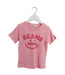A Pink Short Sleeve T Shirts from BEAMS in size 4T for girl. (Front View)