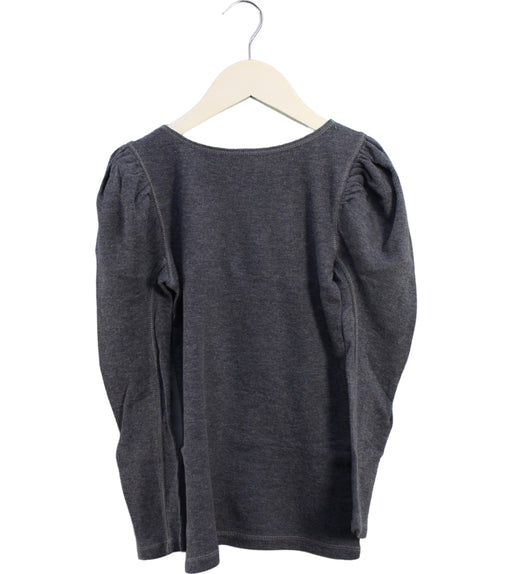 A Grey Long Sleeve Tops from Ralph Lauren in size 8Y for girl. (Front View)
