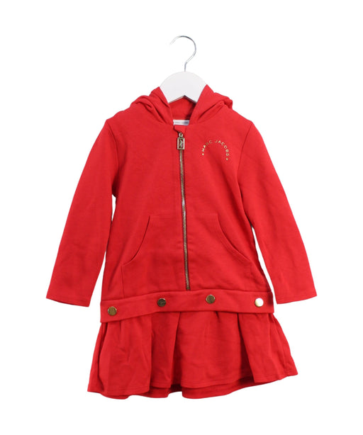 A Red Sweater Dresses from Little Marc Jacobs in size 2T for girl. (Front View)