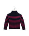 A Navy Knit Sweaters from Jacadi in size 3T for girl. (Front View)