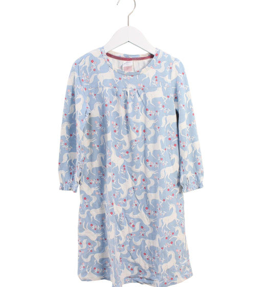 A Blue Long Sleeve Dresses from Boden in size 5T for girl. (Front View)