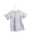 A Blue Short Sleeve Dresses from Seed in size 3-6M for girl. (Back View)