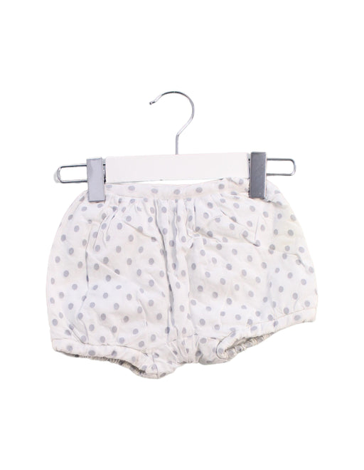 A White Bloomers from Jacadi in size 0-3M for neutral. (Front View)