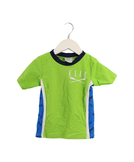 A Green Active Tops from ELLE in size 4T for boy. (Front View)