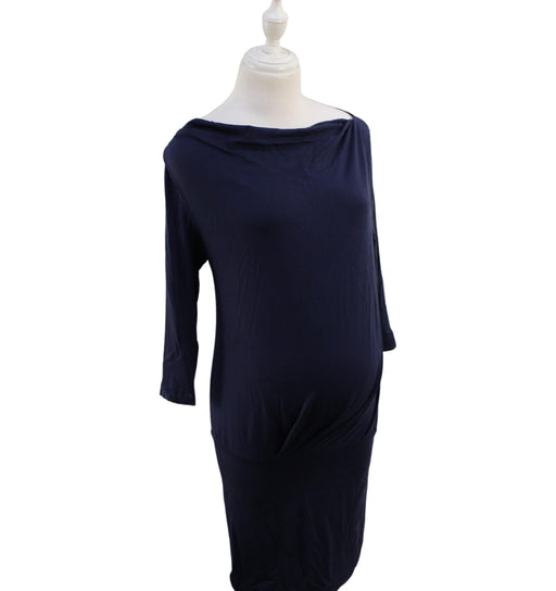 A Navy Long Sleeve Dresses from Fragile in size XS for maternity. (Front View)